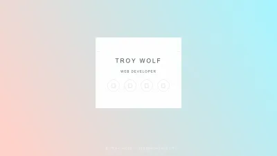Screenshot preview of troywolf.com