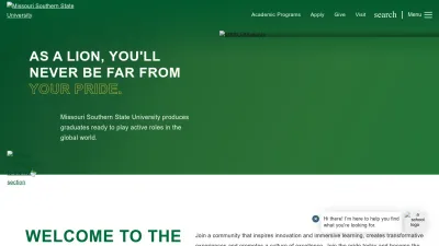 Screenshot preview of mssu.edu