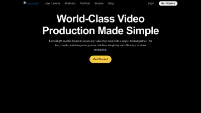 Screenshot preview of lemonlight.com