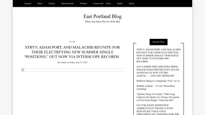 Screenshot preview of eastportlandblog.com