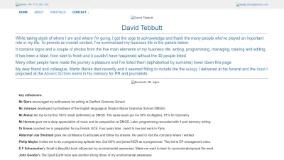 Screenshot preview of tebbo.com