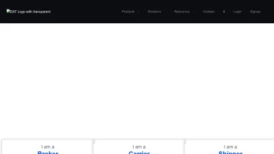 Screenshot preview of dat.com
