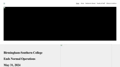 Screenshot preview of bsc.edu