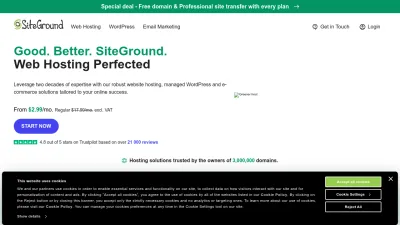 Screenshot of World.siteground.com