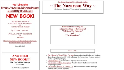 Screenshot preview of thenazareneway.com