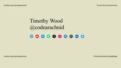 Screenshot preview of codearachnid.com
