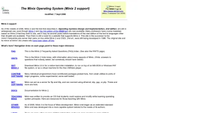 Screenshot preview of minix1.woodhull.com