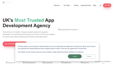 Screenshot preview of thisisglance.com