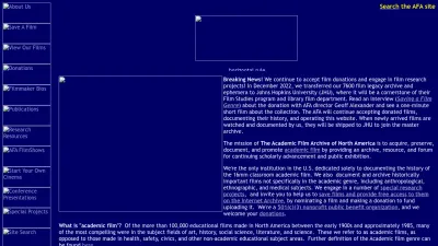 Screenshot preview of afana.org