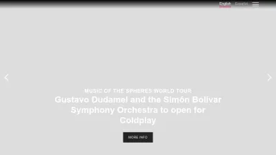 Screenshot preview of gustavodudamel.com