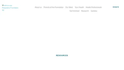 Screenshot preview of asthmafoundation.org.nz