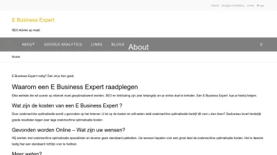 Screenshot preview of ebusinessexpert.be