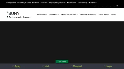 Screenshot preview of mvcc.edu