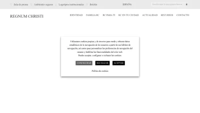 Screenshot preview of regnumchristi.es