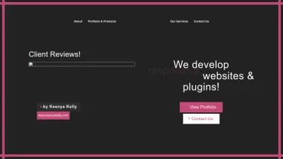 Screenshot preview of pinkborder.com