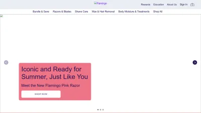 Screenshot preview of shopflamingo.com