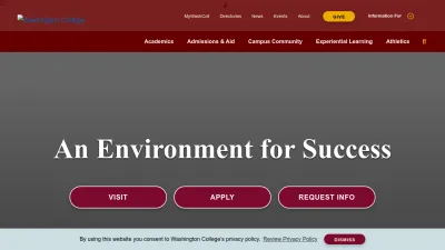 Screenshot preview of washcoll.edu