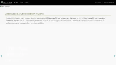Screenshot preview of climateserv.servirglobal.net