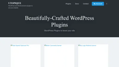 Screenshot preview of utopique.net