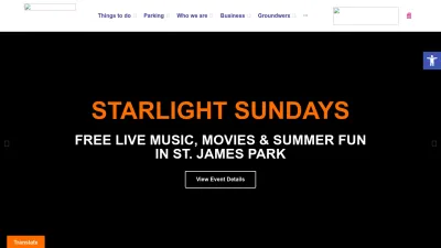 Screenshot preview of sjdowntown.com