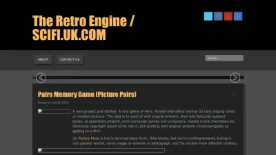 Screenshot preview of scifi.uk.com