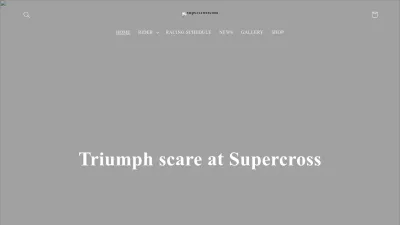 Screenshot preview of supercross.com