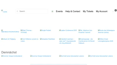 Screenshot preview of cvents.eu
