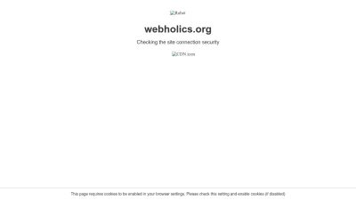 Screenshot preview of webholics.org