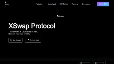 Screenshot preview of xspswap.finance