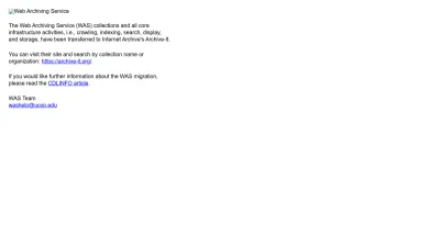 Screenshot preview of webarchives.cdlib.org
