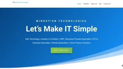 Screenshot preview of mindstien.com