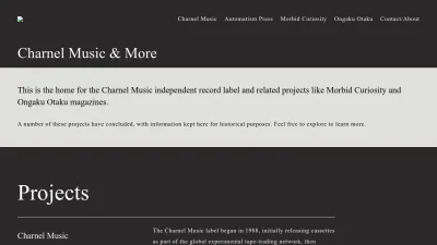 Screenshot preview of charnel.com