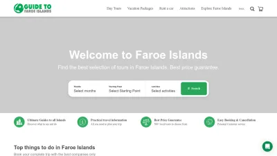 Screenshot preview of guidetofaroeislands.fo
