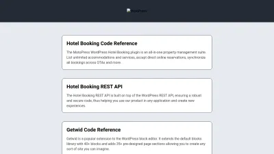 Screenshot preview of motopress.github.io