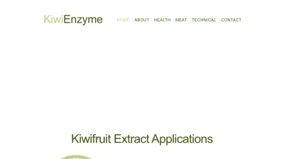 Screenshot preview of kiwienzyme.com