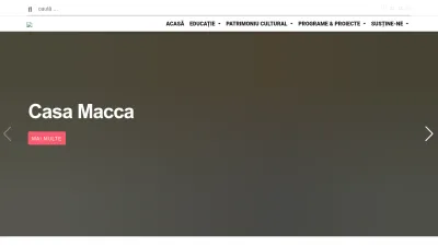 Screenshot preview of patrimoniu.ro