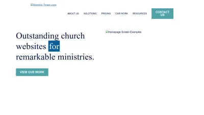 Screenshot preview of worshiptimes.org