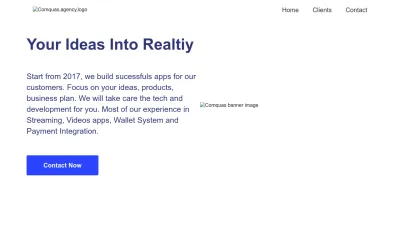 Screenshot preview of comquas.com