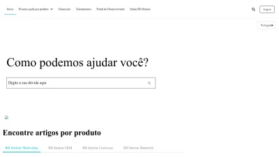Screenshot preview of ajuda.rdstation.com