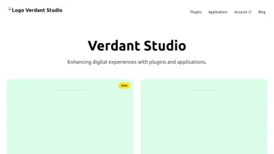 Screenshot preview of verdant.studio