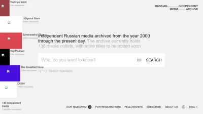 Screenshot preview of rima.media