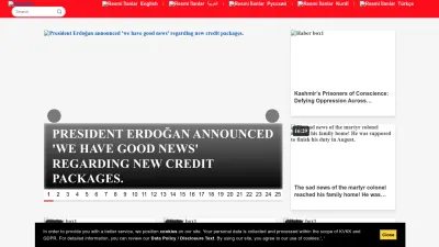 Screenshot preview of en.haberler.com