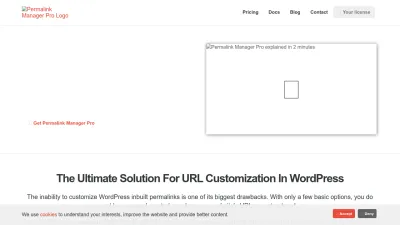 Screenshot preview of permalinkmanager.pro