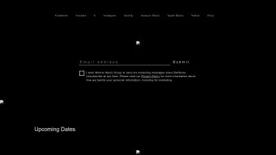 Screenshot preview of deftones.com