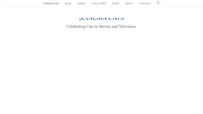 Screenshot preview of cinemacats.com