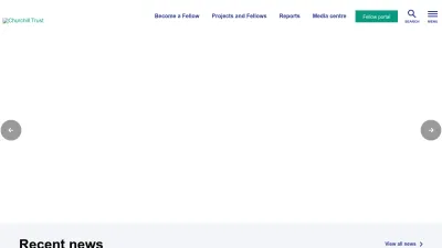 Screenshot preview of churchilltrust.com.au