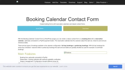 Screenshot preview of bccf.dwbooster.com