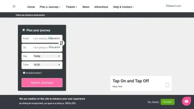 Screenshot preview of edinburghtrams.com