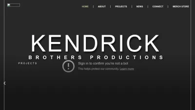 Screenshot preview of kendrickbrothers.com