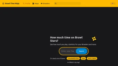 Screenshot preview of brawltime.ninja